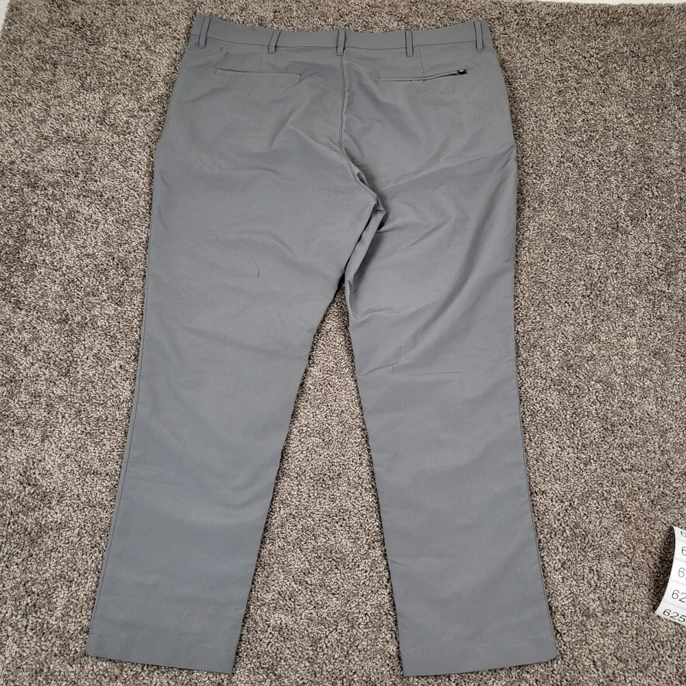 Banana Republic Chino Pants Mens 40x32 Gray Good Core Temp Performance Stretch